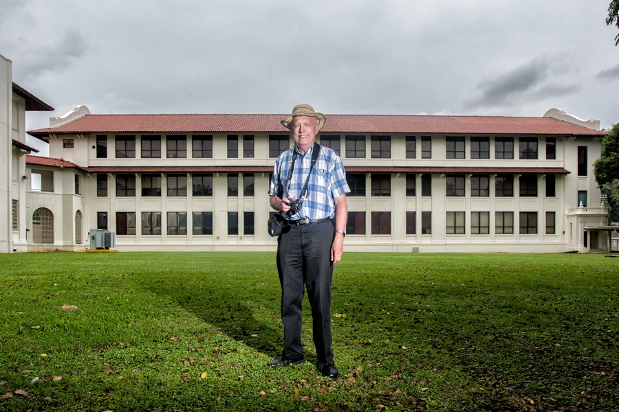 Dad at BHS photo