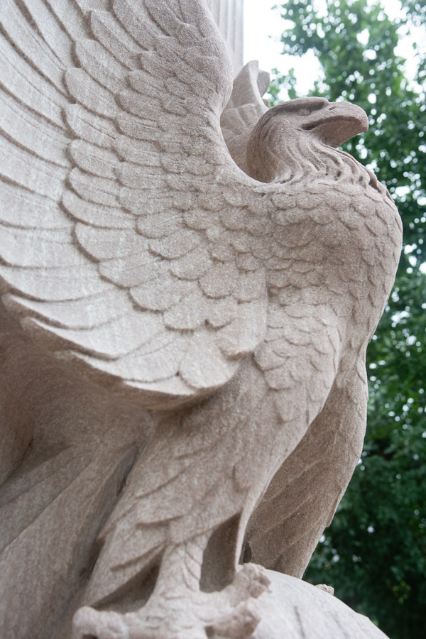 Stone eagle photo