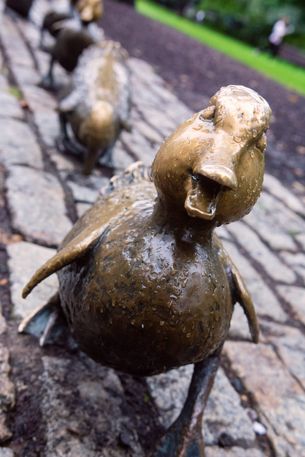 Boston duck statue photo