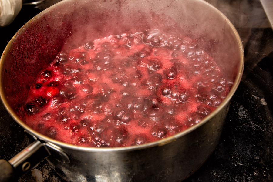 Cranberries cooking photo