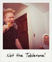 Not the Toblerone!