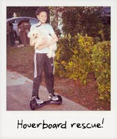 Hoverboard rescue!