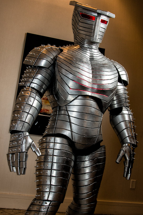 Silver armor cosplay photo