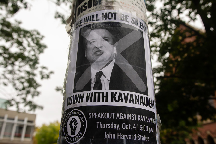 Kavanaugh Harvard poster photo