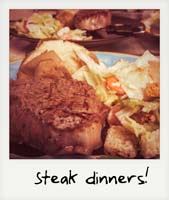 Steak dinners!