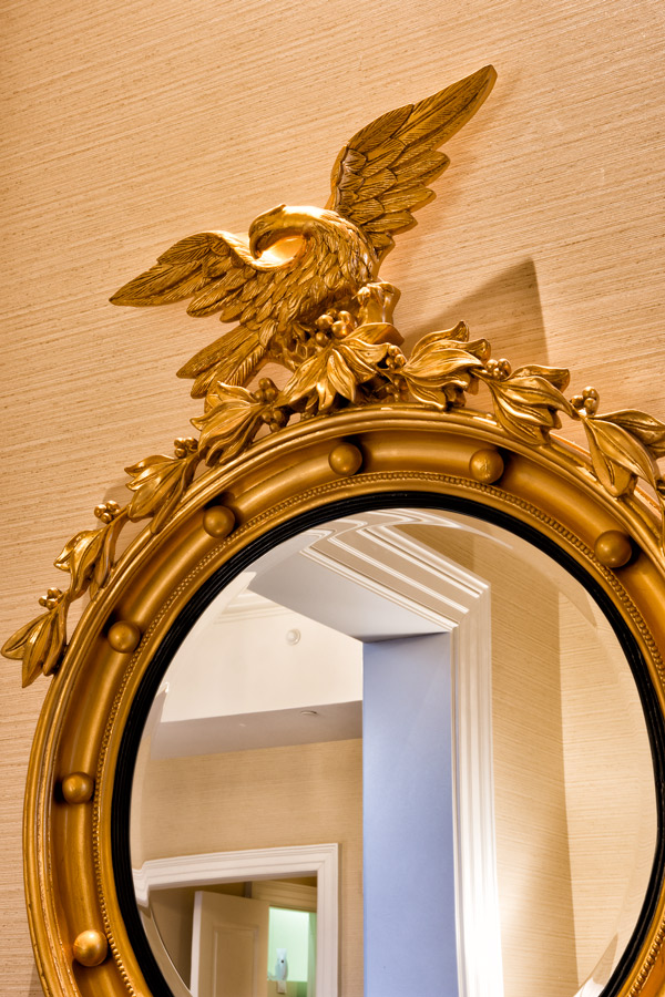 Golden eagle mirror photo