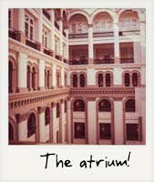 The atrium!