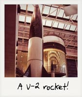 A V-2 rocket!