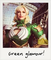 Green glamour!