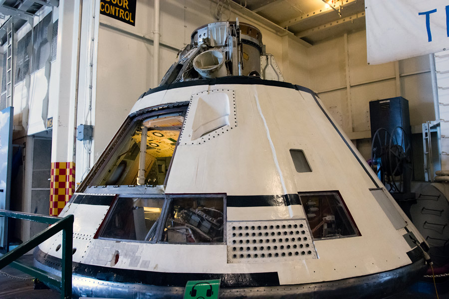 Uss Hornet space capsule photo