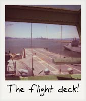 The flight deck!