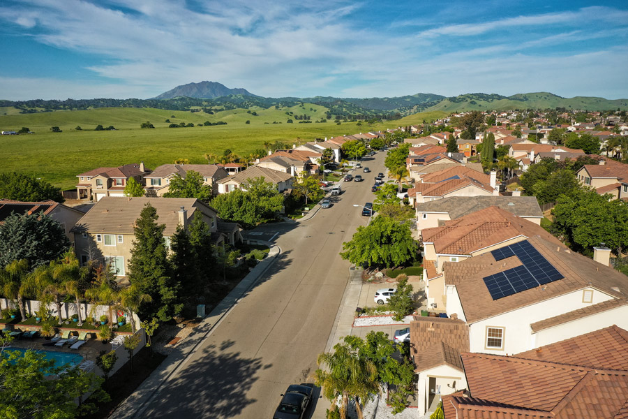 Mount Diablo drone photo