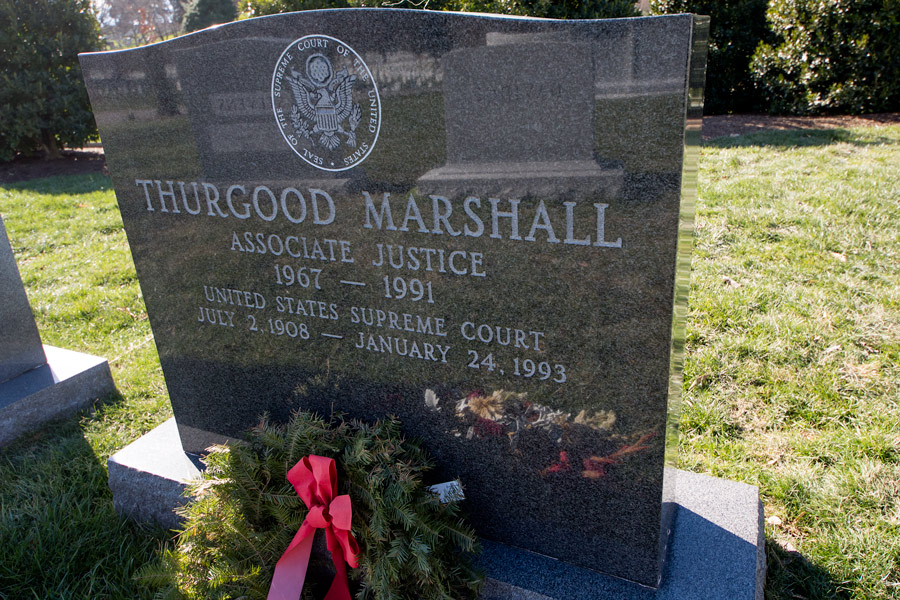 Thurgood Marshall gravestone photo