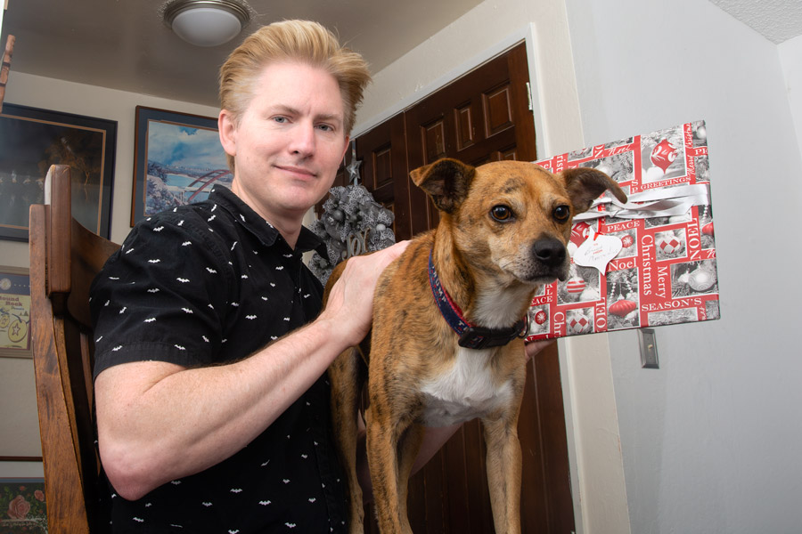 Christmas me and Mav photo