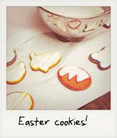 Easter cookies!
