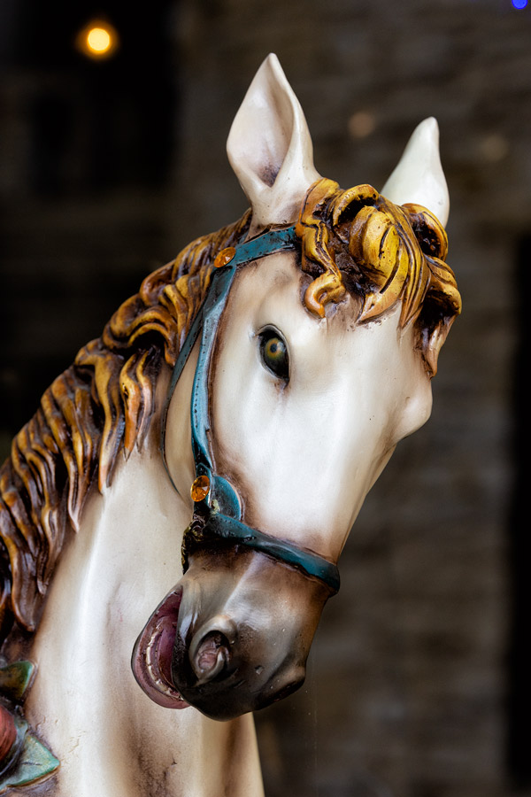 Carousel horse photo