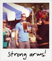 Strong arms!