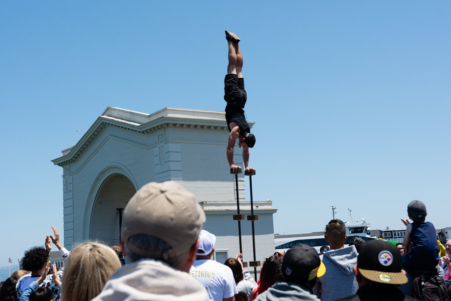 San Francisco street performer photo