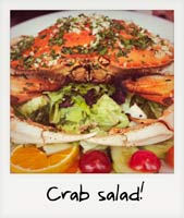 Crab salad!