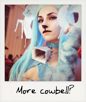 Cowbell cosplayer photo