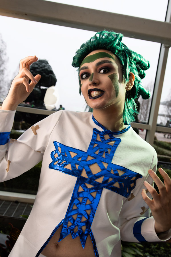 Green cosplayer photo