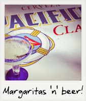 Margaritas 'n' beer!