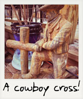 A cowboy cross!
