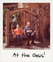 At the Oasis!