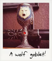 A wolf goblet!