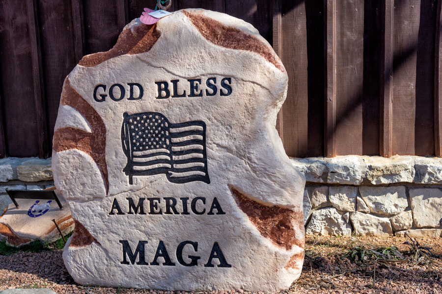 MAGA rock photo