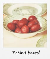 Pickled beets!