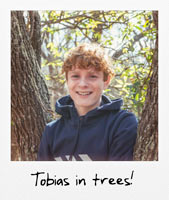 Tobias in trees!