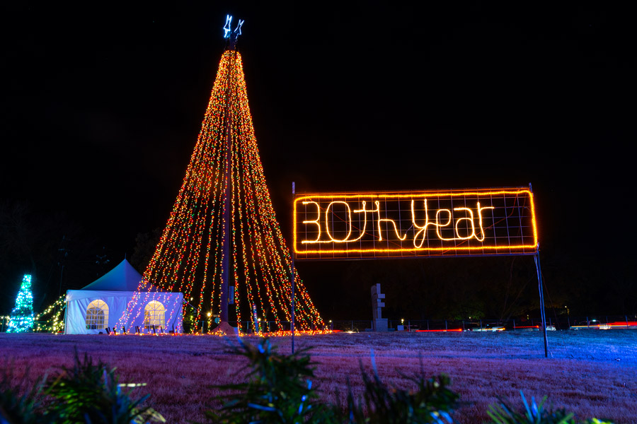 30th Marble Falls lights photo