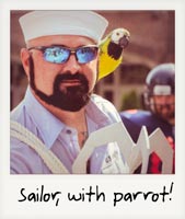 Sailor, with parrot!