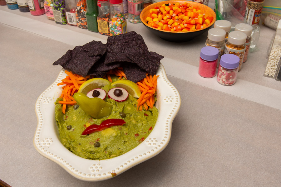 Halloween salad witch photo