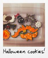 Halloween cookies!