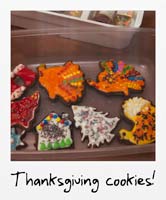 Thanksgiving cookies!