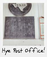 Hye Post Office!