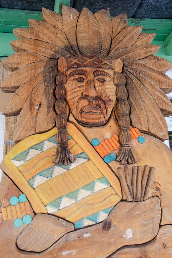 Wooden Indian photo