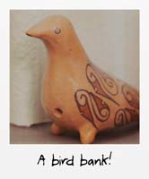 A bird bank!