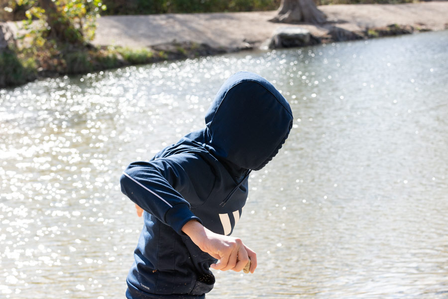 Skipping stones photo