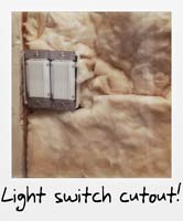 Light switch cutout!