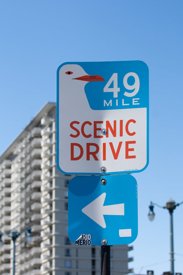 Scenic drive sign photo