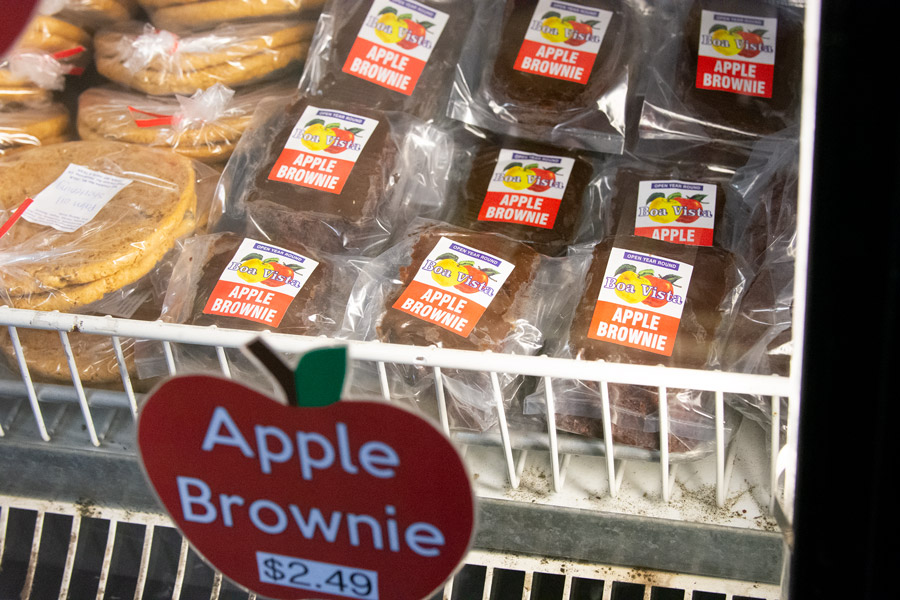 Apple brownie photo