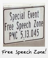 Free Speech Zone!