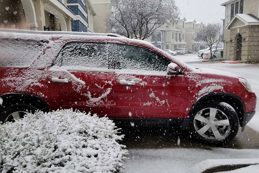 Red car photo