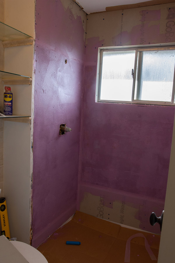 Shower construction photo