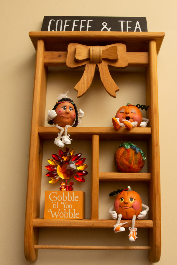 Coffee and tea rack photo