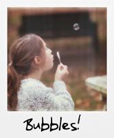 Bubble girl!