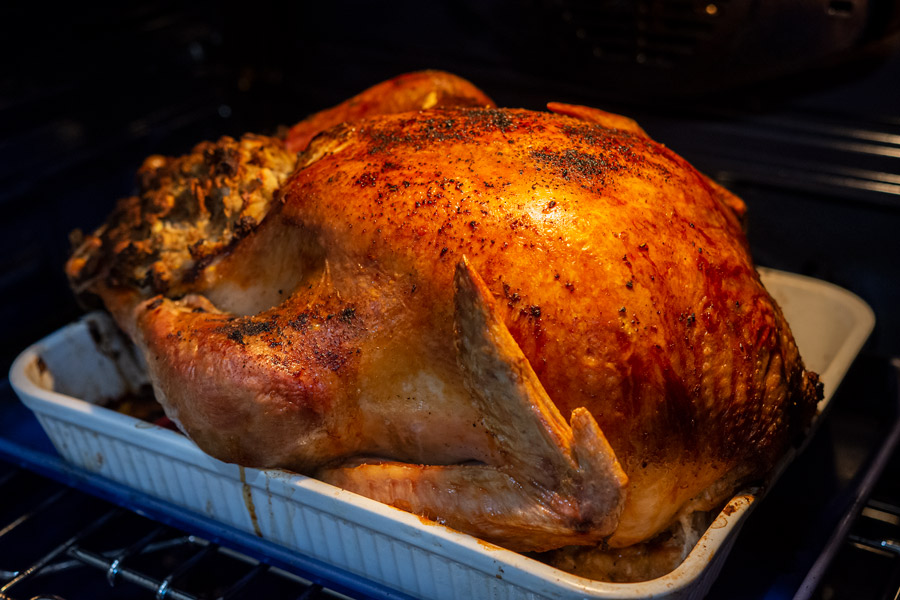 Cooked turkey photo